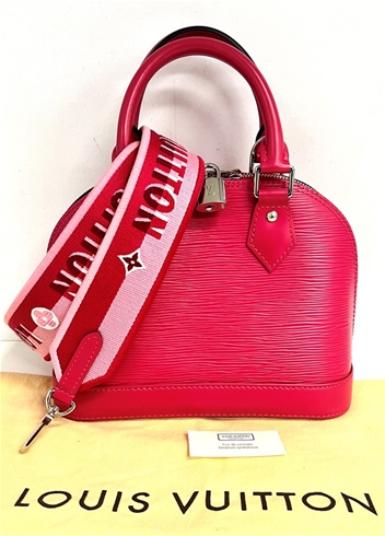 Louis Vuitton Alma Handbag Epi Leather Bb Auction