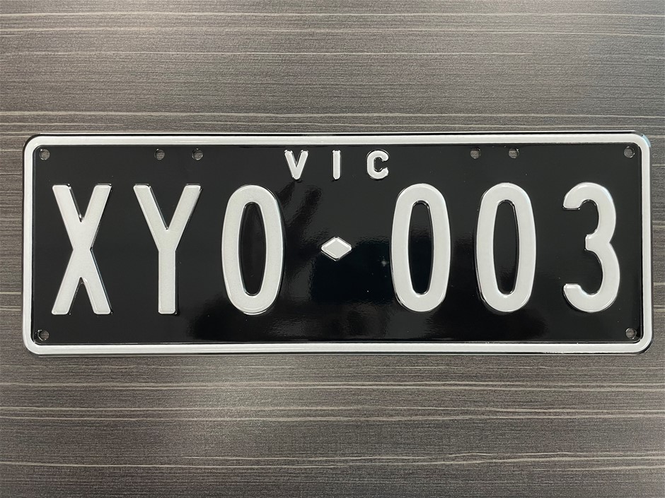 XY0003 (VIC Number Plates)