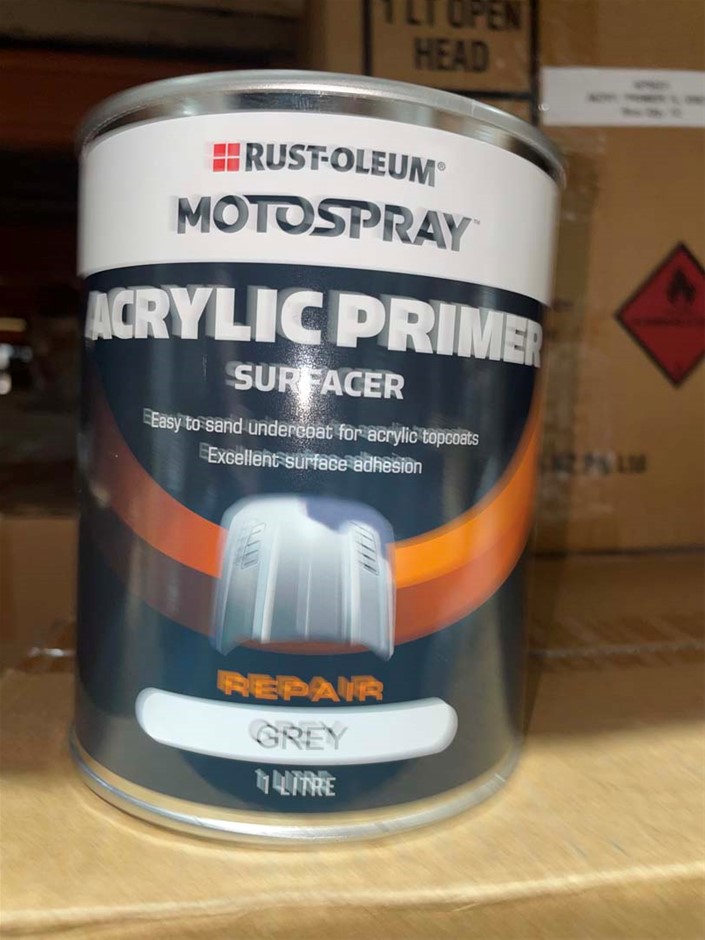 1ltr Grey Acrylic Primer Surfacer Auction (01933025242) Grays Australia