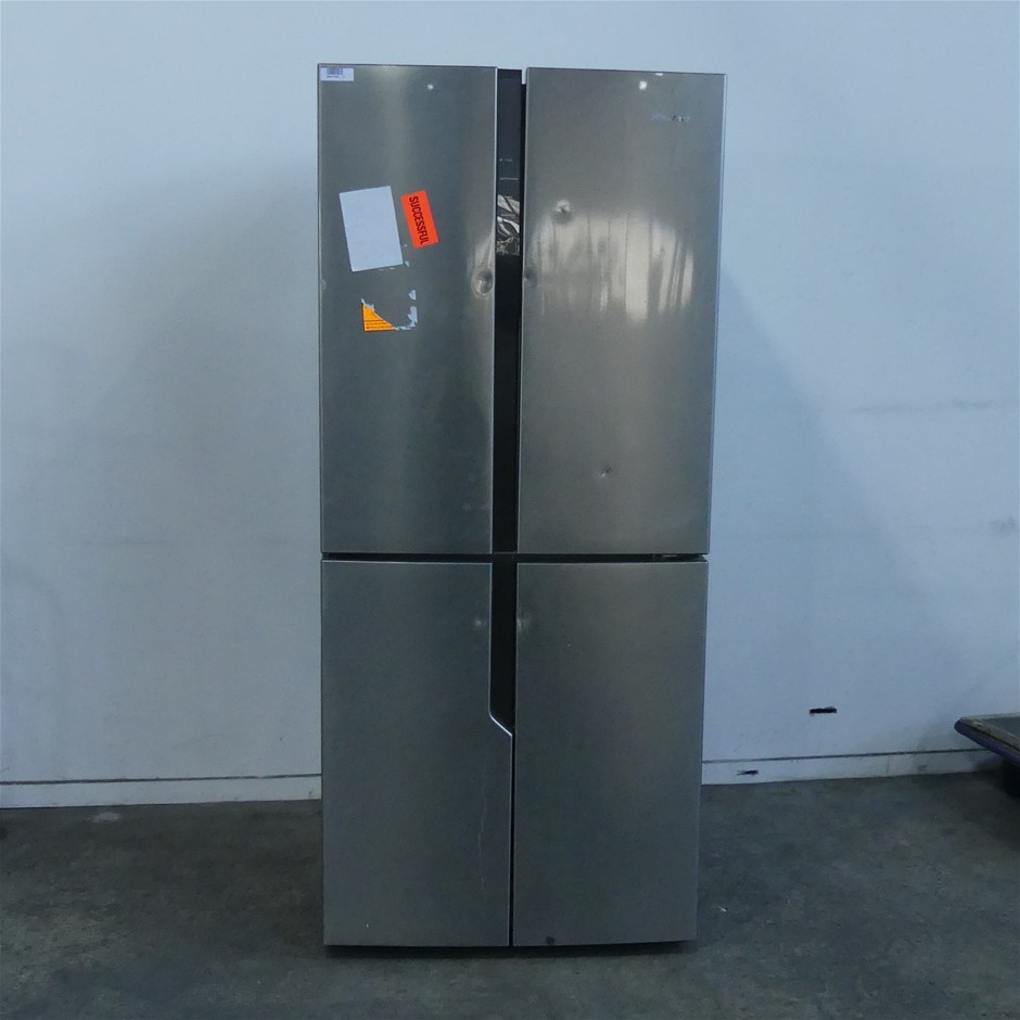 Hisense Stainless Steel 512L French Door Fridge (HR6CDFF512S) Auction