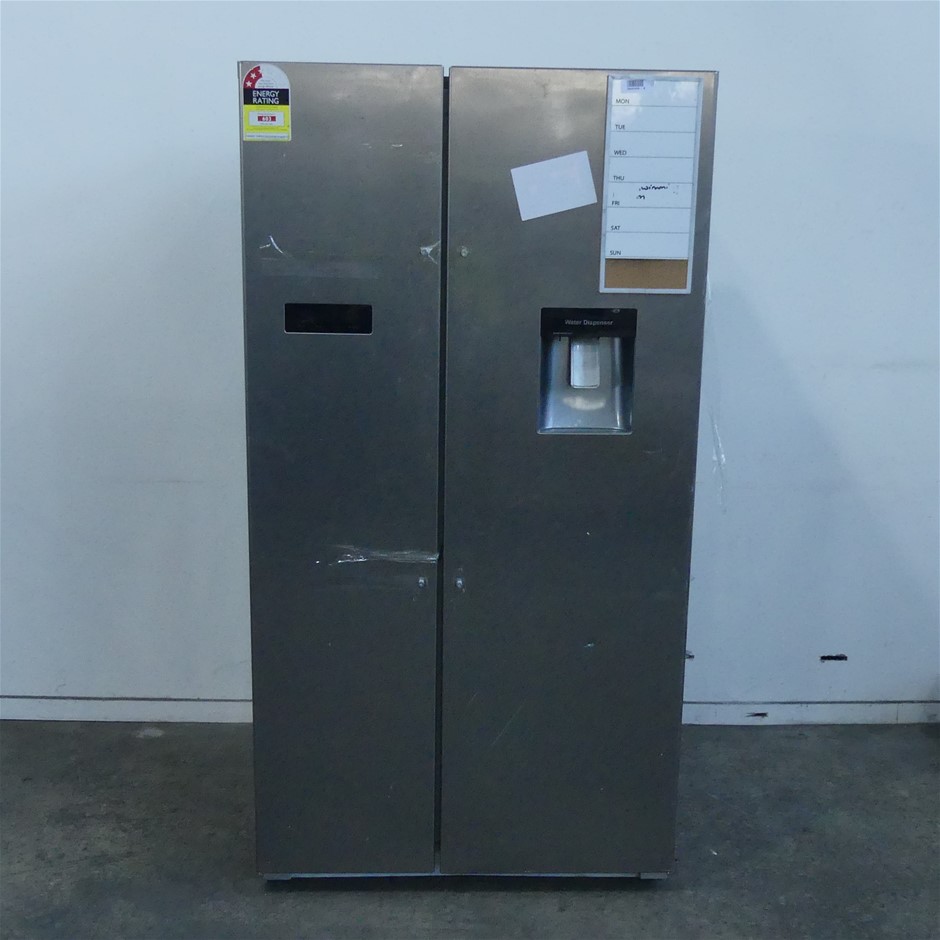 Hisense Stainless Steel 610L Side by Side Fridge (HR6SBSFF610SW