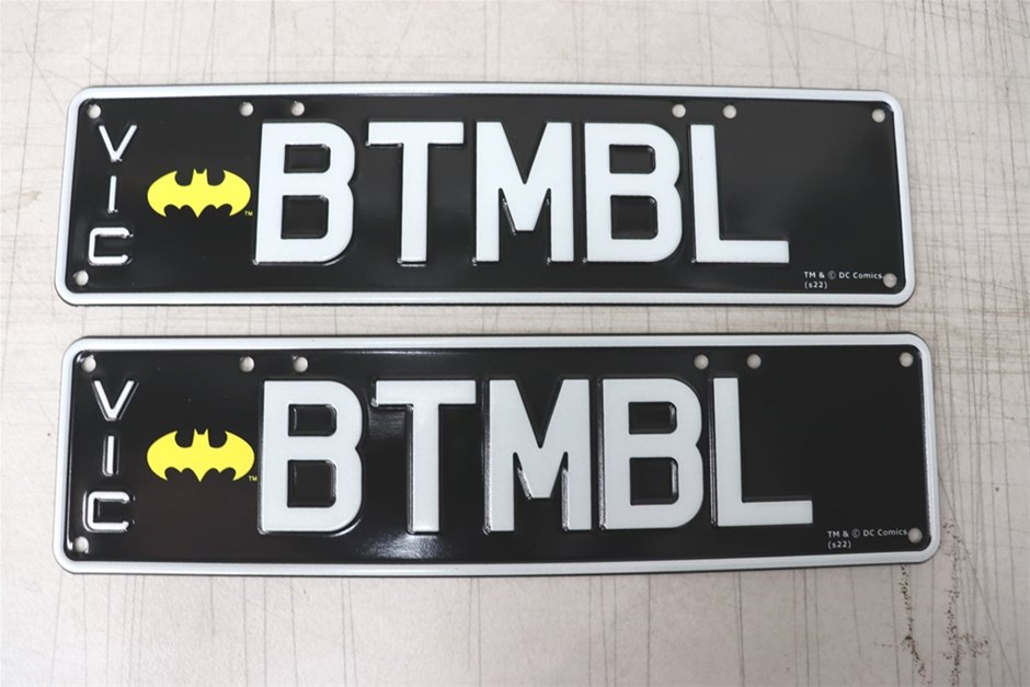 BTMBL (BATMOBILE) Custom Victorian Number Plates Auction (000120083583
