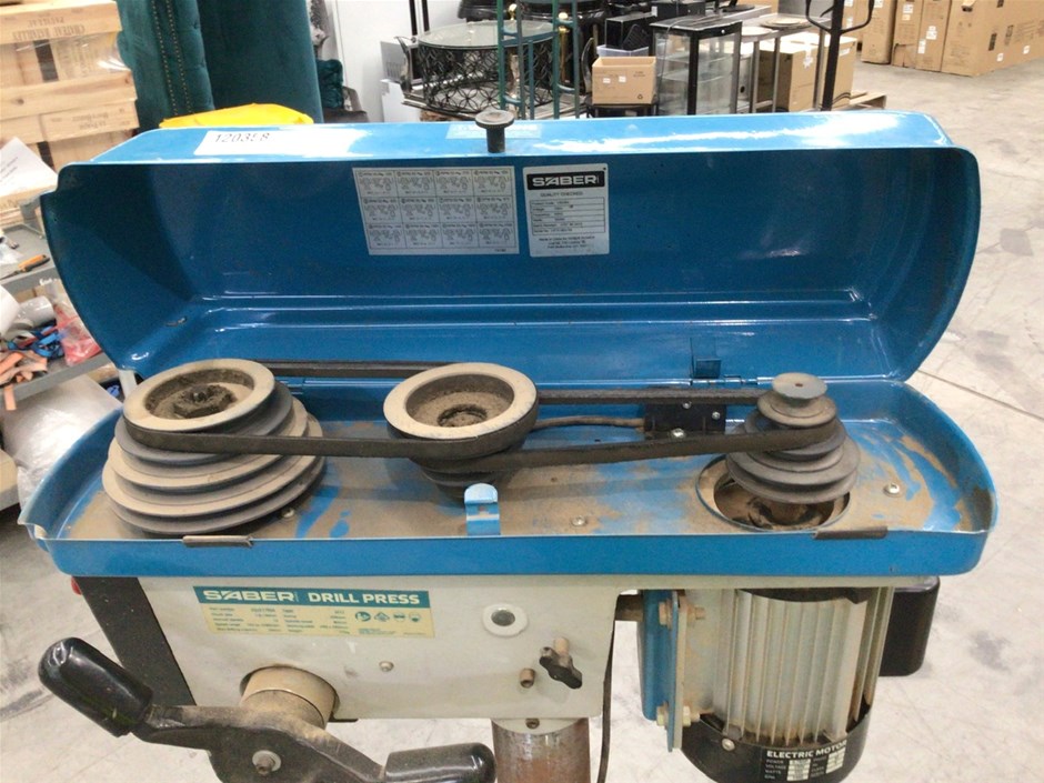 Saber 12 Speed Pedestal Drill Press Auction 0006 3025382 Grays