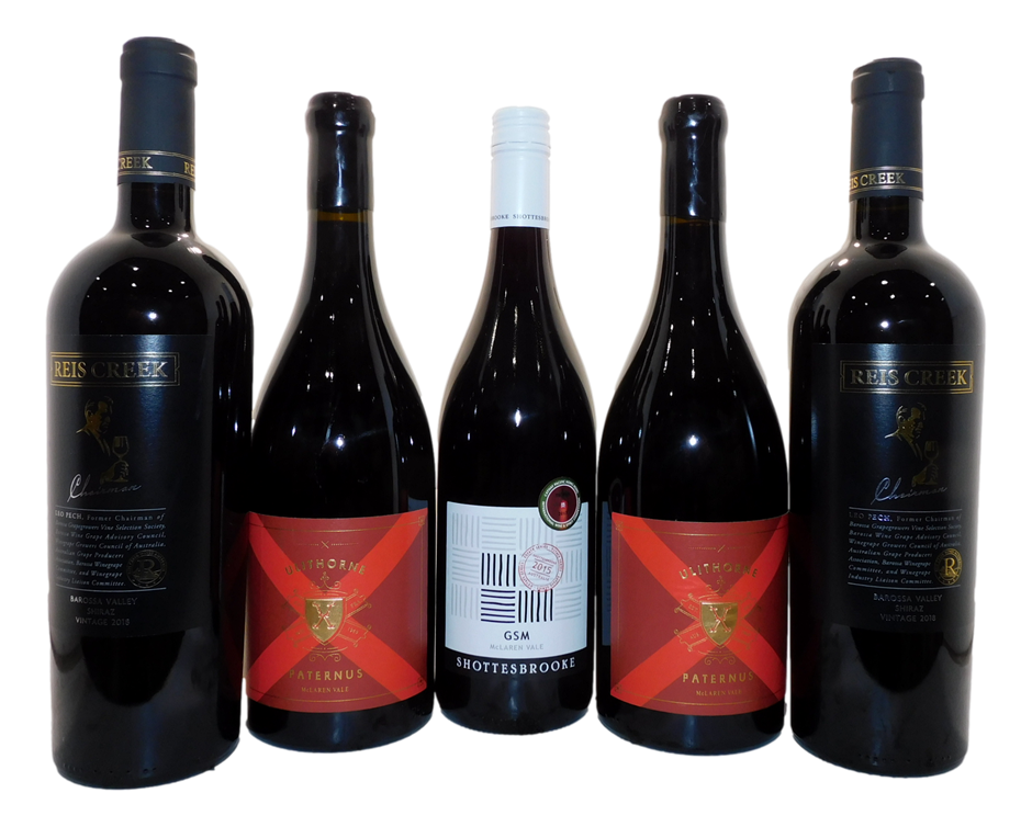 Pack of Aussie Reds Mixed Vintage (5x 750mL), Aus. Auction (0042 ...