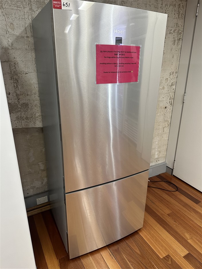 HAIER 450L bottom mount fridge/freezer Auction (06515052703) Grays