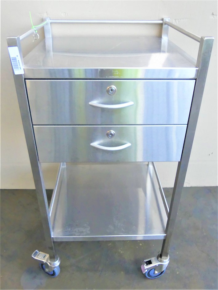 Mobile Stainless Steel Instrument / Dental Trolley Auction