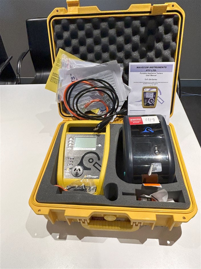 Intruments Portable Electrical Appliance Tester and Labeller