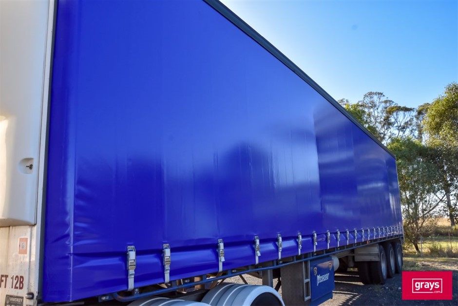 2009 Vawdrey VB S3 Curtainsider B Trailer