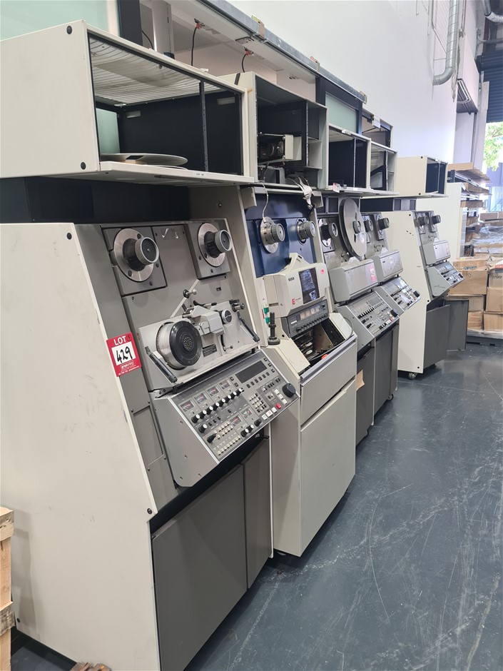 Qty 5 x Mobile Video Tape Recorders (Suitable for parts/repairs only