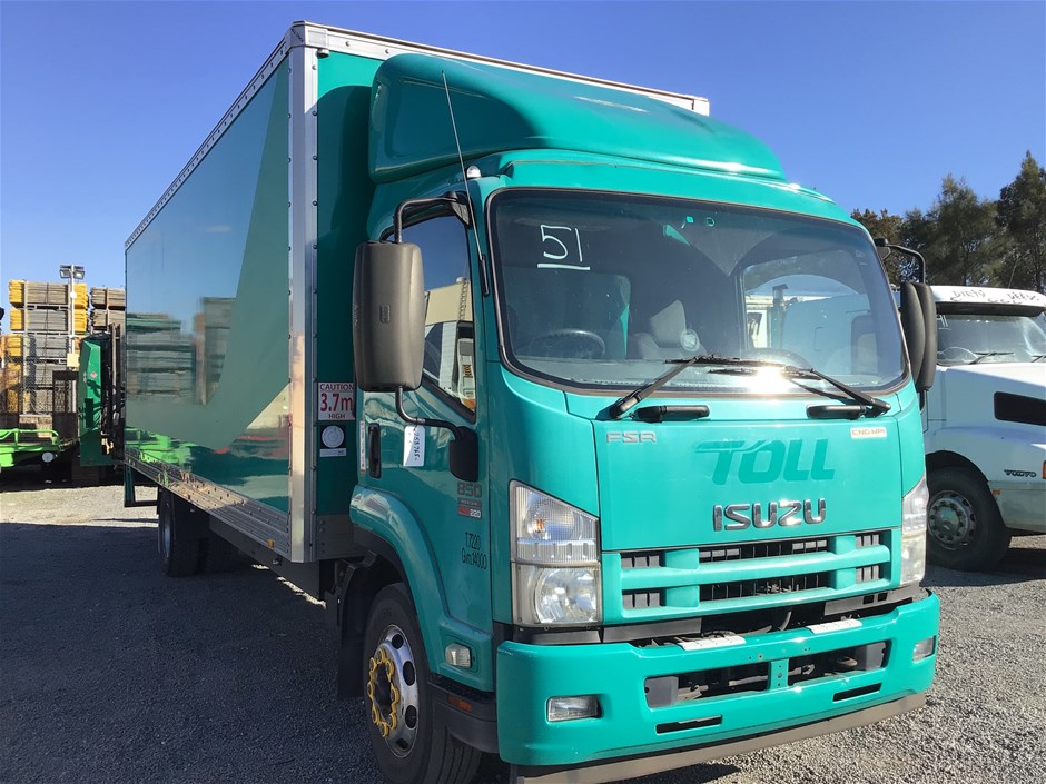 2012 Isuzu FSR850 Medium 220 4 x 2 Pantech Truck- CNG ONLY