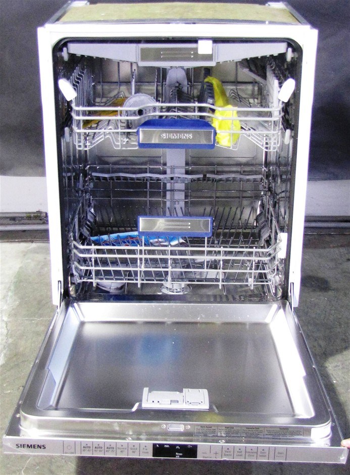 Siemens 60cm Fully Integrated BuiltIn Dishwasher SX66T090AU Auction