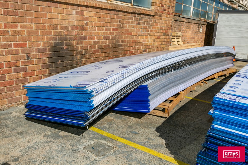 Pallet of Twin Wall Polycarbonate Sheets - Total RRP $12196.8