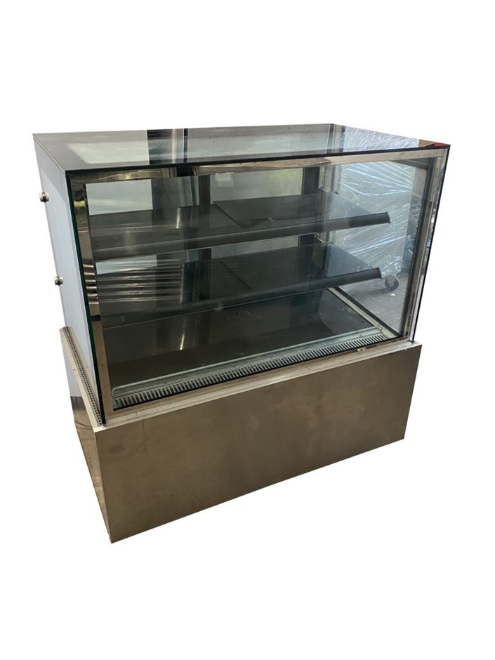 ANVIL AIRE SQUARE GLASS DISPLAY 3 TIER CAKE FRIDGE Auction (0007