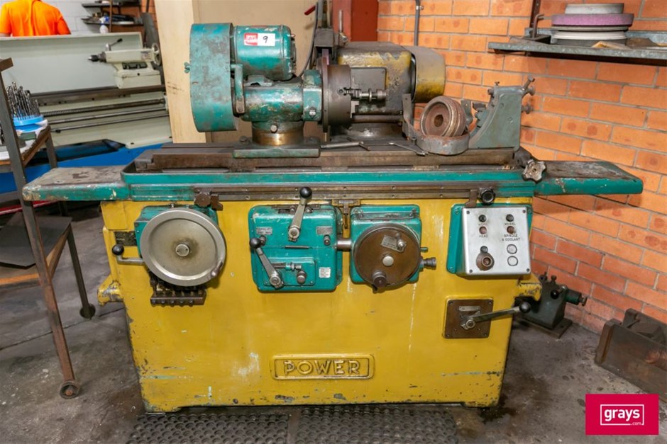 Power Cylindrical Grinder Auction (00095052828) Grays Australia