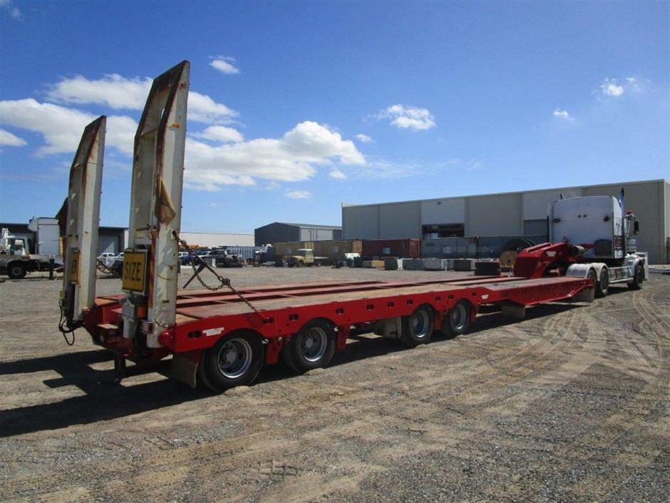 2009 Drake Full Axle Widening QuadAxle Float & Dolly Combination Auction (00017045170) Grays