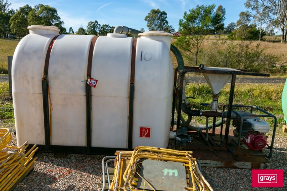 Tanks, Construction Signs and Pavers