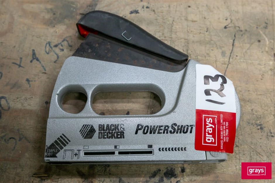 Black and Decker Powershot Hand Staple Gun Auction (01235052862