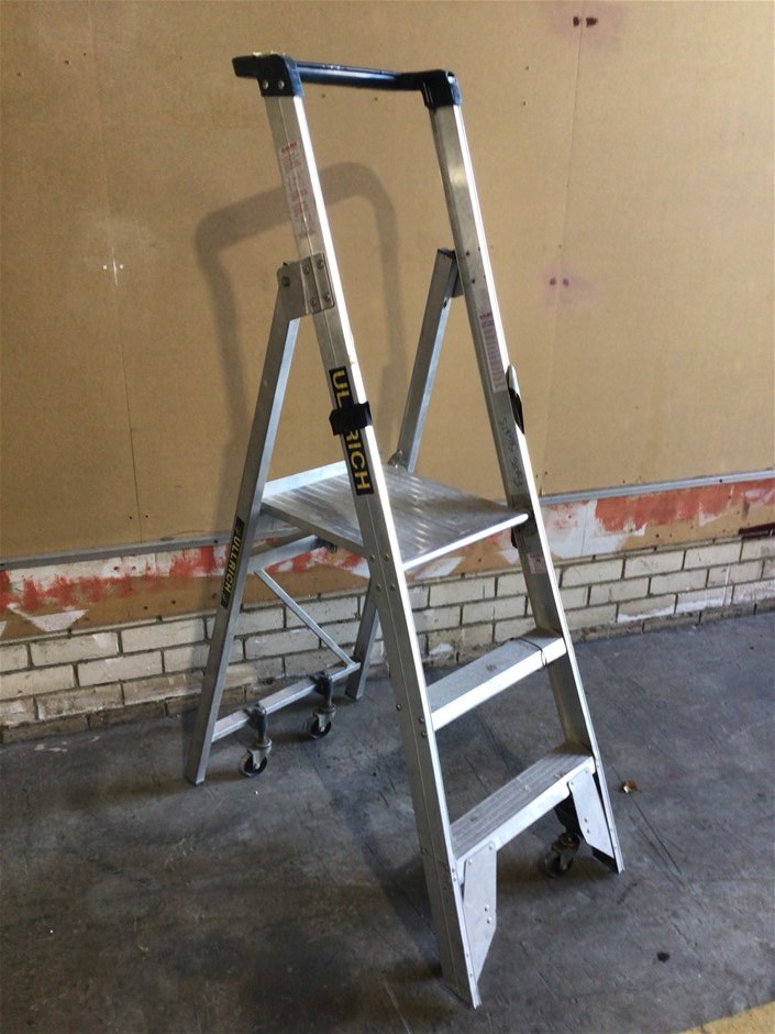 Ulrich Platform Ladder with Wheels Auction (00603025651) Grays Australia