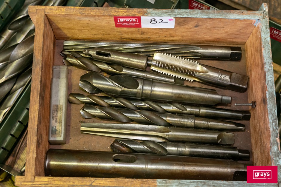 Assorted Taper Shank Drill, Reamer & Taps Auction (00825052820