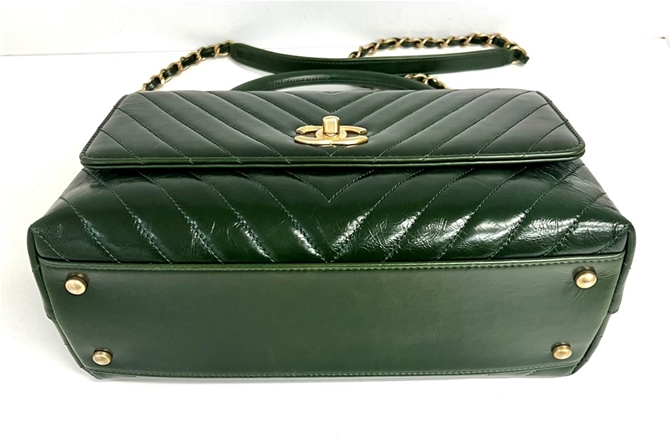 Chanel 2021 Small Chain Is More Flap Bag - Green Crossbody Bags, Handbags -  CHA939765