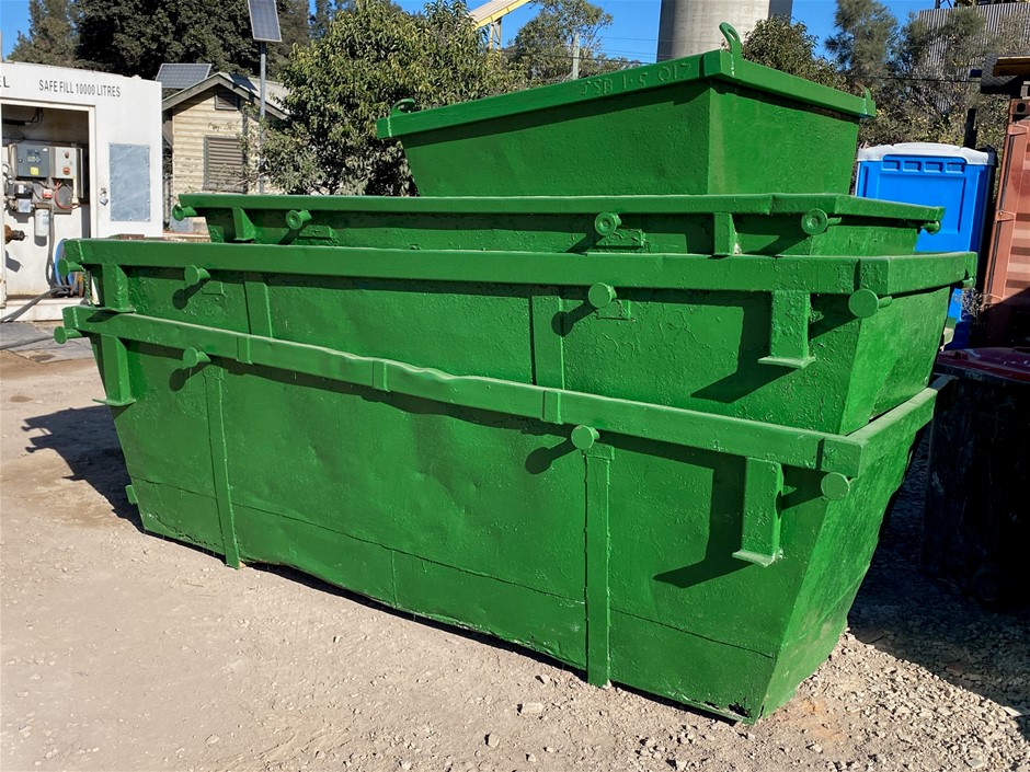 Bundle of Assorted Skip Bins Auction (0047-5052882) | Grays Australia