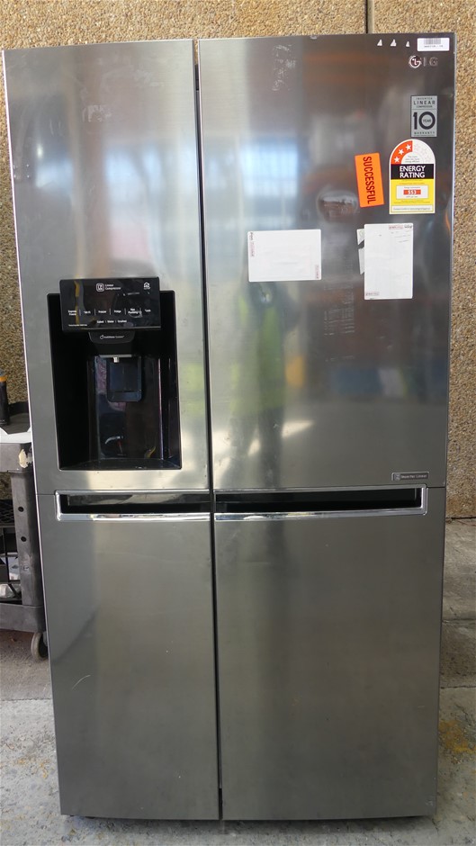 LG 668L Side by Side Fridge GSL668PNL Auction (00042187932) Grays