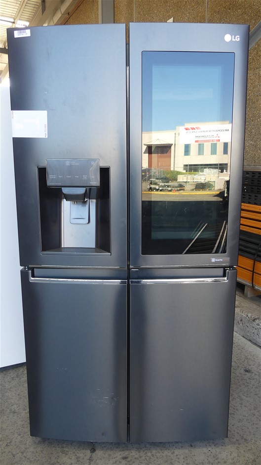 LG 910L InstaView French Door Fridge GFV910MBSL Auction (00072187907