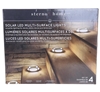 STERNO HOME Solar LED Multi-Surface Lights, Set of 4. N.B. Not in original