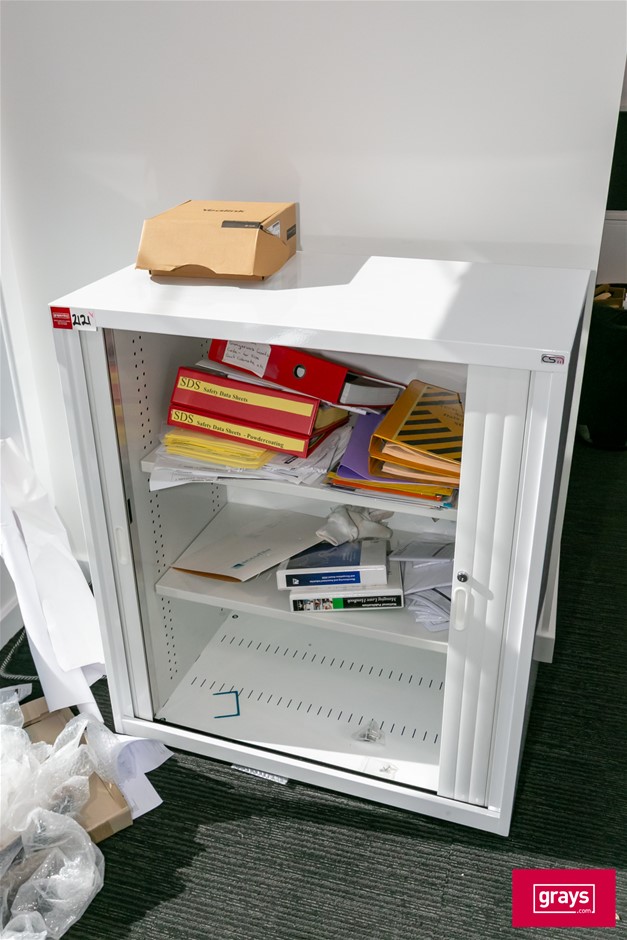 CSM Tambour Door Office Storage Auction (21215053088) Grays Australia