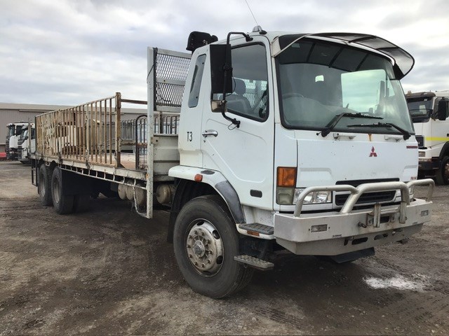 2003 Mitsubishi FN600 Fighter 6x2 Tray Body Truck Auction (0016-8017580 ...