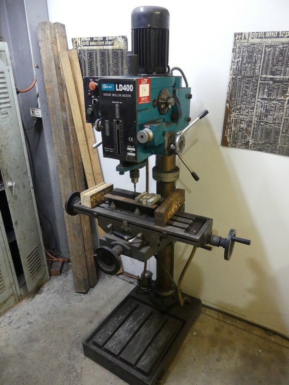 Geared LD400 3 Axis Upright Drilling Machine Auction (00145052997) Grays Australia