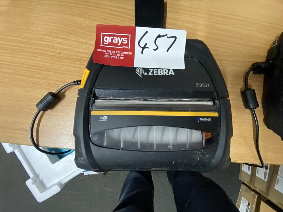 ZEBRA portable label printer Auction (0457-3025863) | Grays Australia