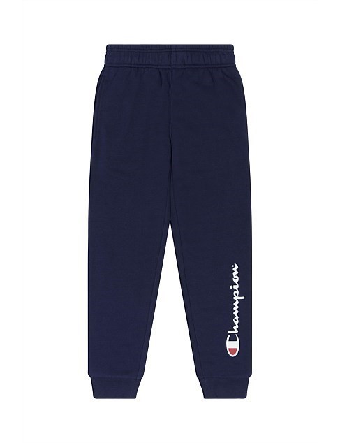 2 x CHAMPION Boy's Script Pant, Size 8, Cotton/Polyester, Navy. Buyers Not