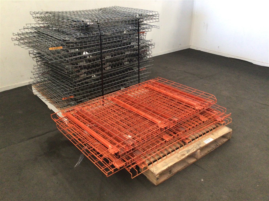 Approx. 46 x Mesh PLT Racking Shelves Auction (0045-7047865) | Grays ...