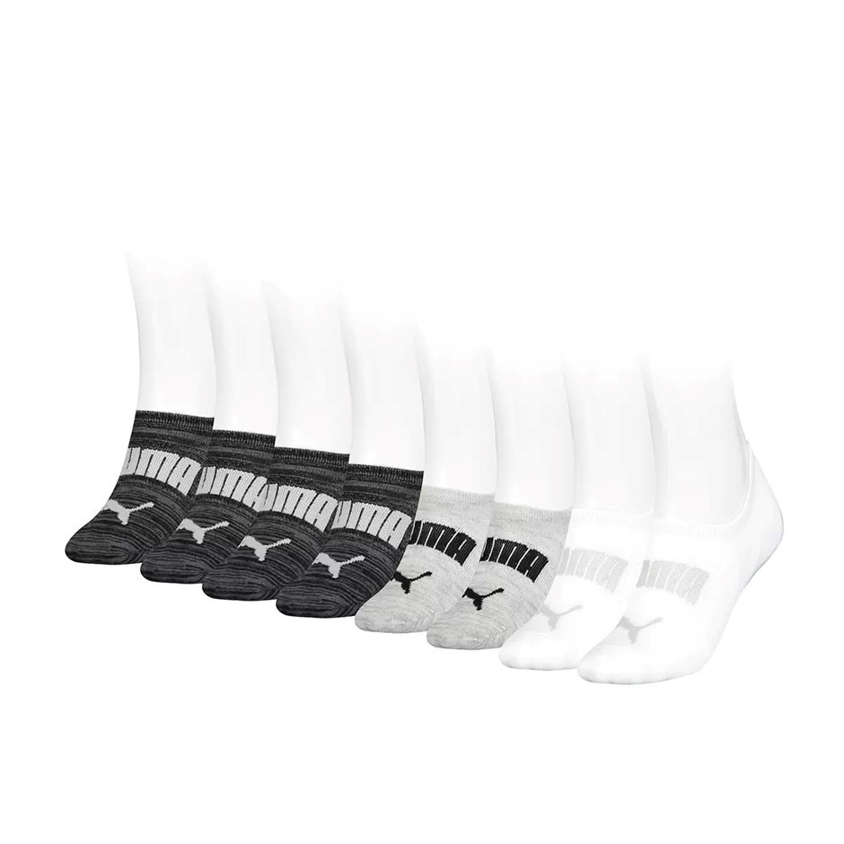 PUMA Women's 8pk No Show Sneaker Socks, Sock Size 9-11, Shoe Size 5-9.5, Po