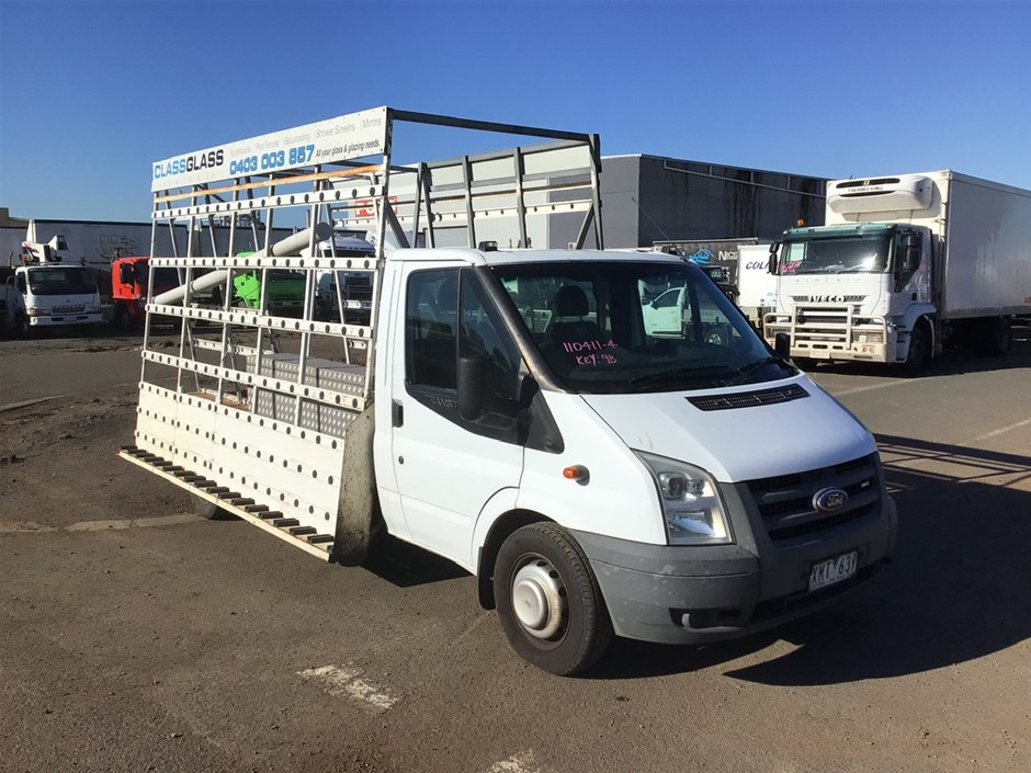 2008 Ford Transit VM (4 x 2) Glass Rack Van Auction (00013026187