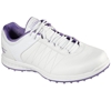 SKECHERS Women's Go Golf Pivot Shoes, Size US 7.5 / UK 4.5, White/Purple (W