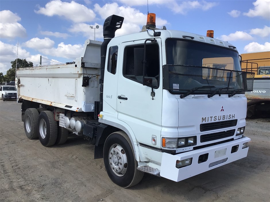 DAF 6x4 Tipper Truck & Mitsubishi 6x4 Tipper Truck