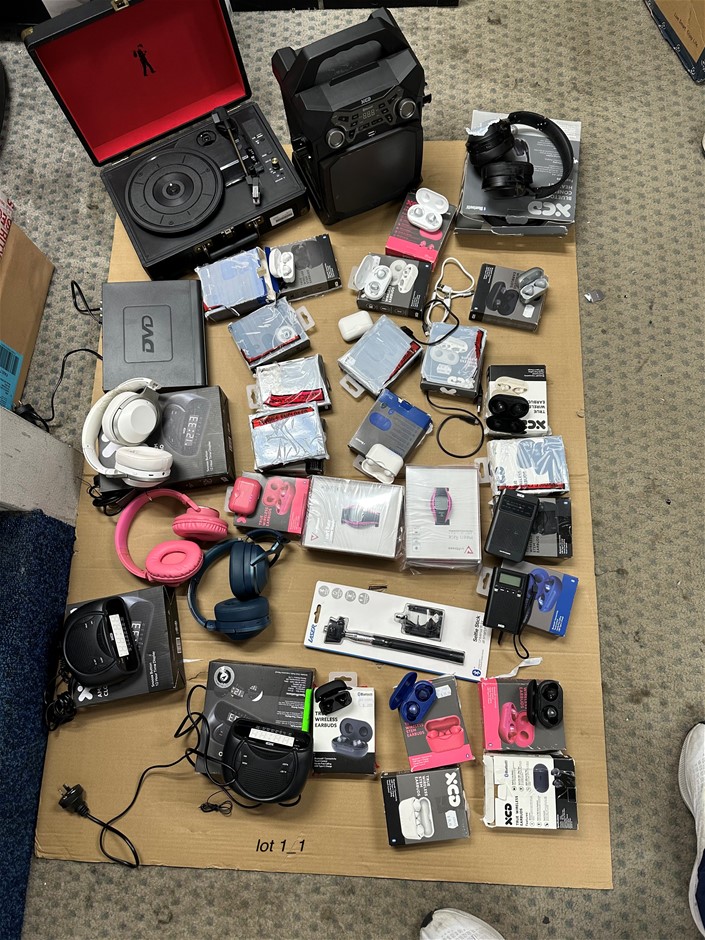 Unreserved Audio Electronics & Appliances - NSW Pickup