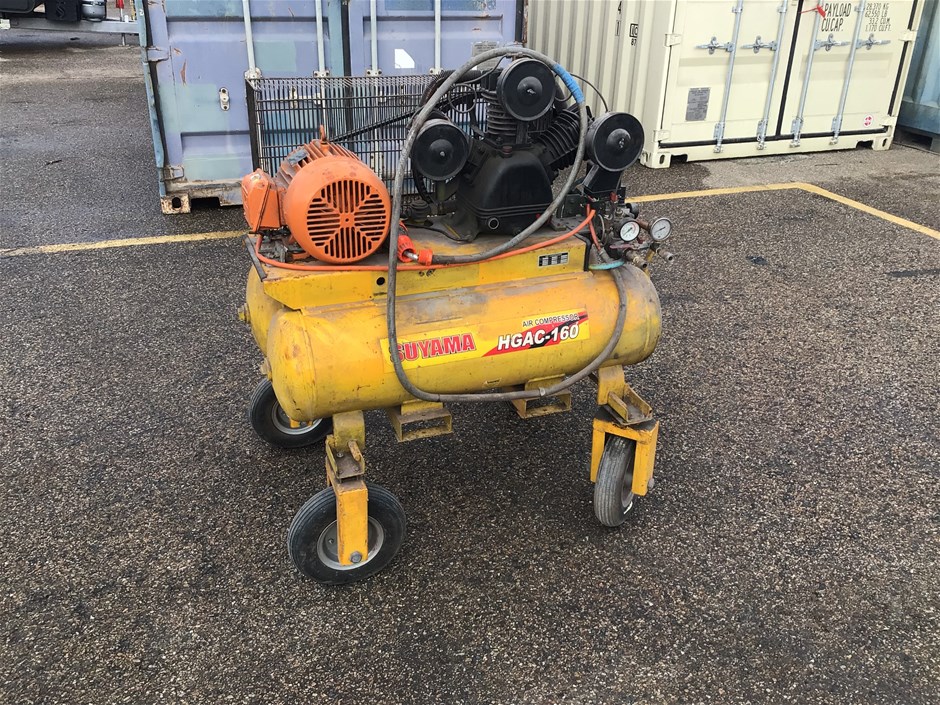 Unreserved Compressor, Girder Trollies, Planer & Pallet Jack