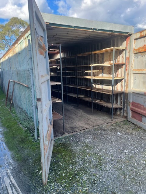 40ft Shipping Container with Timber Floor and Custom Roof