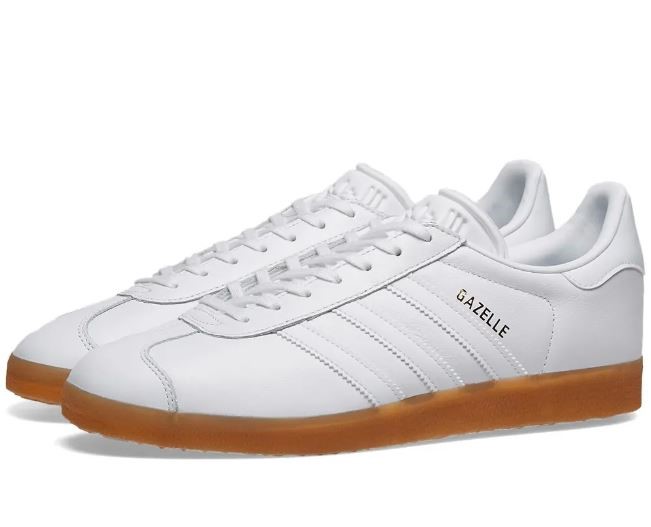 Adidas gazelle outlet leather gum sole