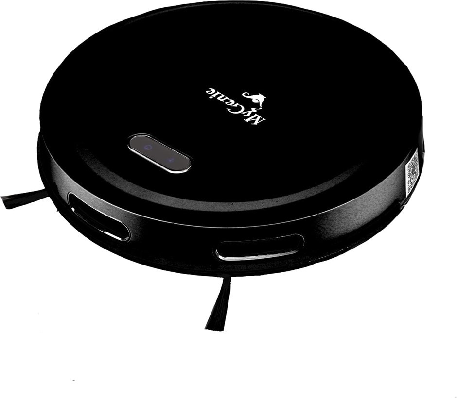 MYGENIE Smart Robotic Vacuum Cleaner - Black. NB: Minor Use.