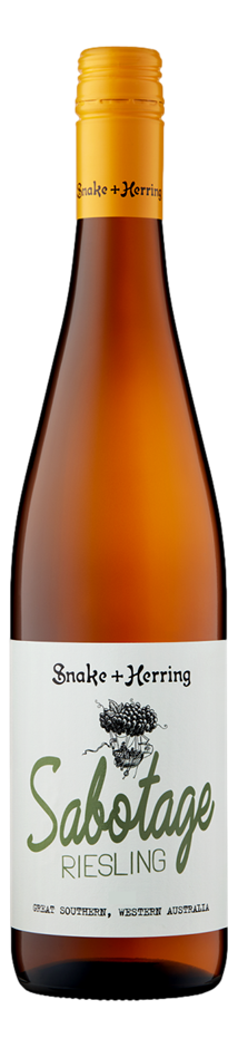 Snake + Herring Sabotage Riesling 2021 (12x 750mL) Great Southern