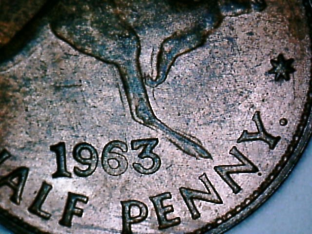 ERROR HALF PENNIES 