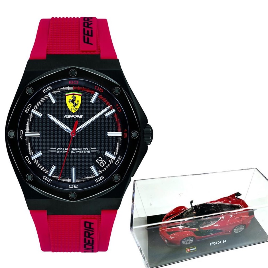 Ferrari watch outlet gift set