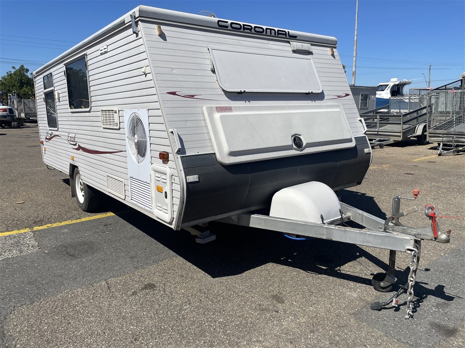 COROMAL POP TOP CARAVAN - NO RESERVE 
