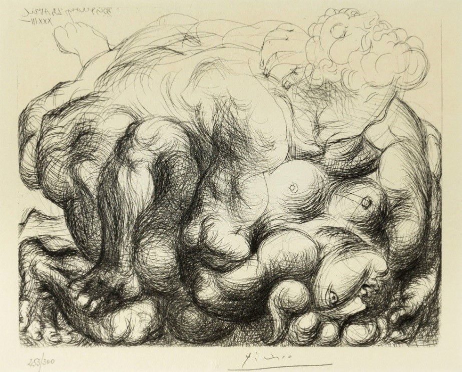 PABLO PICASSO & SALVADOR DALI HAND SIGNED ARTWORKS 