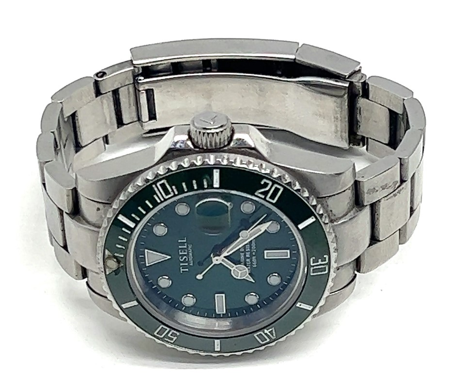 Tisell Marine Diver Automatic Men s Watch Auction 0121 2554951