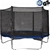 Woodworm 8ft Trampoline Combo Set with Enclosure